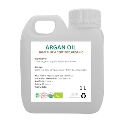 Image of Organic Argan Oil: Wholesale 100% Pure Moroccan Cold Pressed Cosmetic Oil UK Stock (1000ml)