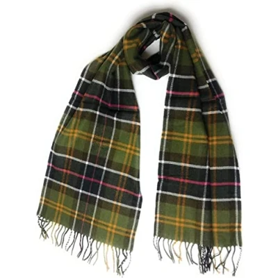 Image of Super soft check cashmere feel tartan scarf scarves for Men Men`s woman&#039;s (Sage Tartan)