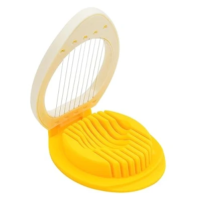 Image of Egg Slicer Stainless Steel Wire Multifunctional Cutter for Evenly Slicing Boiled Eggs Ham Banana and Strawberry