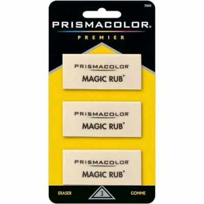 Image of Prismacolor Premier Magic Rub Vinyl Erasers, 3 Count
