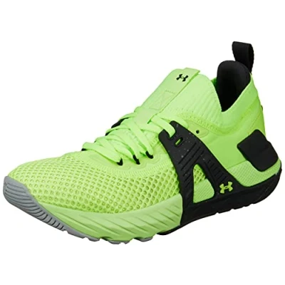 Image of Under Armour Project Rock 4 Mens Training Shoes Lime/Black 10.5 (45.5)