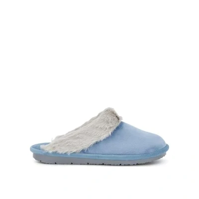 Image of Scholl Women Brienne Slipper, Light Blue, 8 UK