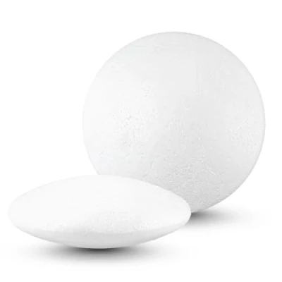 Image of Netuno 5 x Styrofoam Medallion, 8 2.5 cm, White Locket, Disc for Crafts, Decorations, DIY, Decoration, Foam, Polystyrene Gift White, Children, Round Shape
