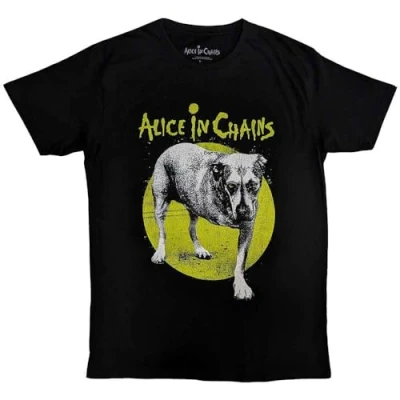 Image of Rock Off officially licensed products Alice in Chains Three Legged Dog T Shirt L Black