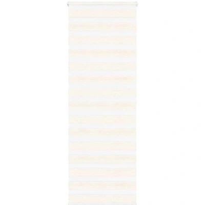 Image of vidaXL Zebra Blind Marble Beige 80x200 cm Fabric Width 75.9 Polyester
