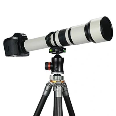 Image of EF/F Mount Lens JINTU 650 1300mm HD Manual Telephoto Zoom for Canon Nikon T7 T6 T6i T6s T7i T8i T3i, 2000D,250D 750D 760D 1200D 1300D 4000D D7000 D5600 D5500 D3400 D3200 D5200 D5100 D7500 D7100