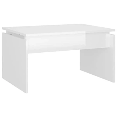 Image of vidaXL Coffee Table High Gloss White