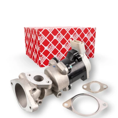 Image of LR004534, LR006989, LR009810, LR018324 EGR valve FEBI BILSTEIN 175084 with gaskets/seals LAND ROVER: Discovery 3, Range Rover Sport