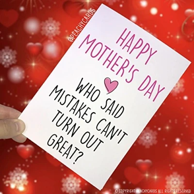 Image of Funny Mother&#039;s Day Cards, Mum Card for Mum, Card, Her, Joke Novelty Adult Humour PC186