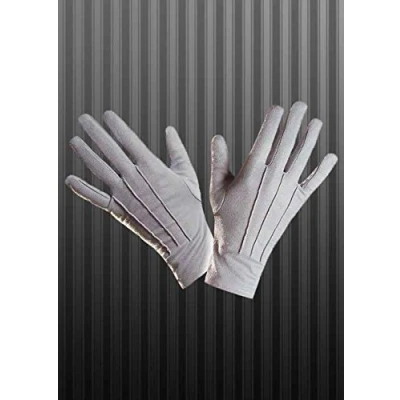 Image of Sancto International Mens 1920s Gangster Grey Seamed Gloves