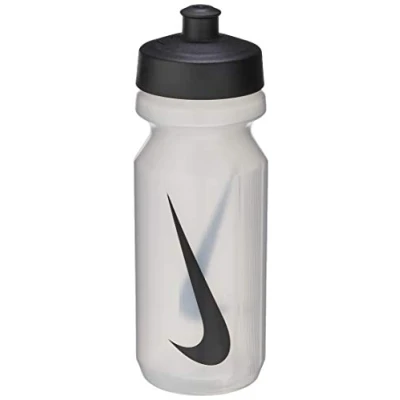 Image of Nike Big Mouth 9341/2 Water Bottle, Unisex, N.OB.17.311.OS, Clear/Black, 650 ml