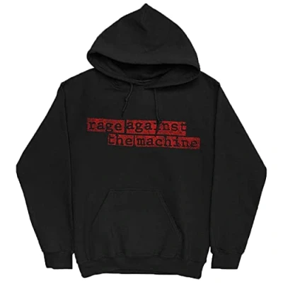 Image of Rage Against The Machine Hoodie Nuns Band Logo Official Mens Black Pullover XL
