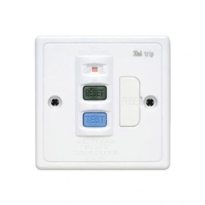 Image of Niglon RCD Fused Connection Unit White FS13RCD