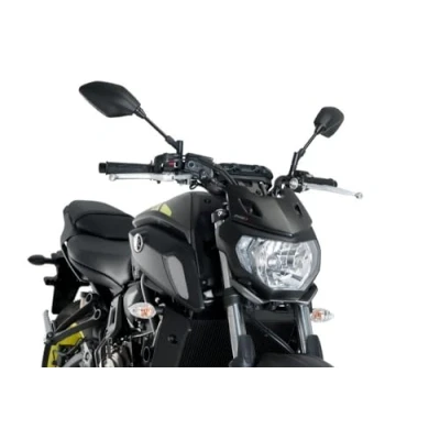 Image of Puig 1439J Windshield Naked New Generation Sport Plus, Matt Black