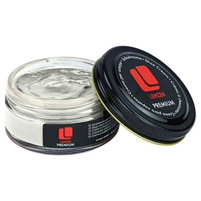 Image of Lenzen Shoe Polish I Leather Cream for Smooth and Grained (Grey)