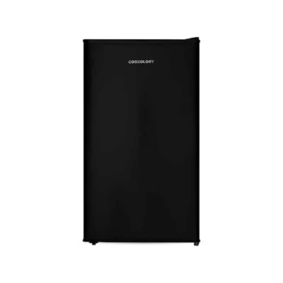 Image of Cookology UCIB80 Undercounter Freestanding Fridge 80 Litre Capacity, Features an Adjustable Temperature Control and Legs, Reversible Door Ice Box in Black