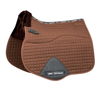 Image of WeatherBeeta Prime Comfy Fleece All Purpose Saddle Pad, Brown, Pony
