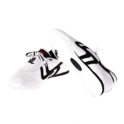 Image of VGEBY Taekwondo Breathable Non slip Martial Arts Shoes 43 White