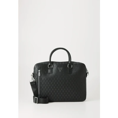 Image of Guess Torino Briefcase Briefcase, Men&#039;s, Size: One Size, Black