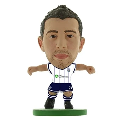 Image of SoccerStarz West Bromwich Albion FC Gareth Mcauley Home Kit