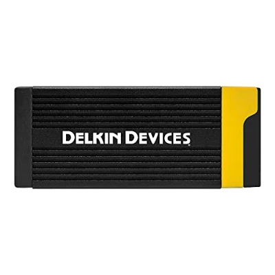 Image of DELKIN USB 3.2 CFexpress Type A &amp; SD UHS II Memory Card Reader, Black