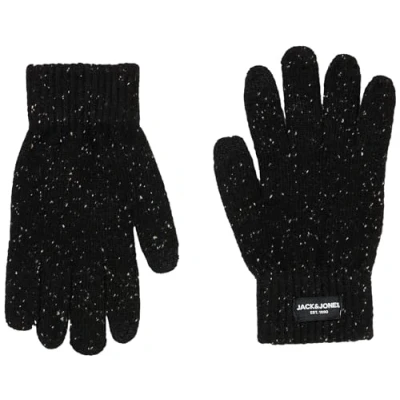 Image of JACK&amp;JONES Men&#039;s JACCLIFF NAP Gloves, Black, One Size