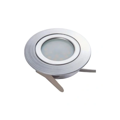 Image of Lindby LED downlight Andrej, round, alu, set of 3