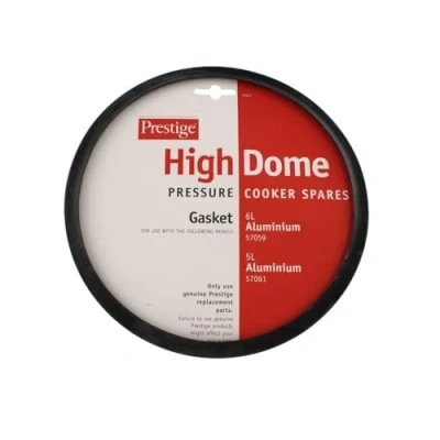Image of Prestige Hi Dome Pressure Cooker Spares, Gasket Black (Package may vary)