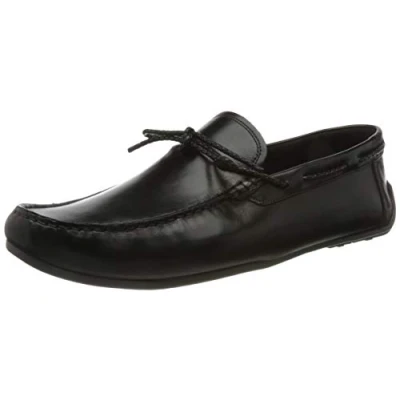 Image of Clarks Reazor Penny, Men’s Mocassins, Black (Black Leather Leather), 8 UK (42 EU)
