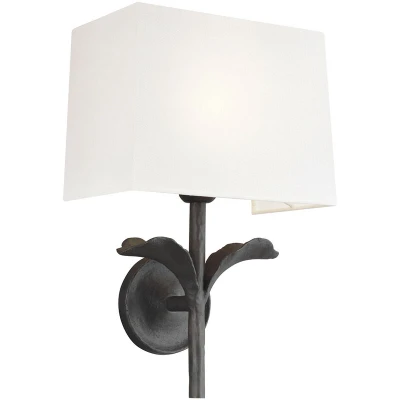 Image of Georgia 1 Light Wall Light, Aged Iron, E27