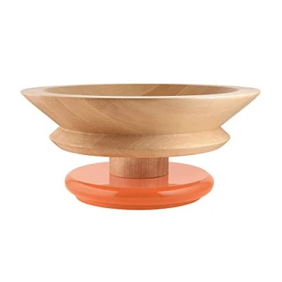 Image of Alessi Bowl Twergi ES15 1 Red ø 30 cm by Ettore Sotsass