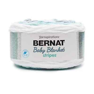 Image of Bernat Baby Blanket Stripes 300g Seaglass