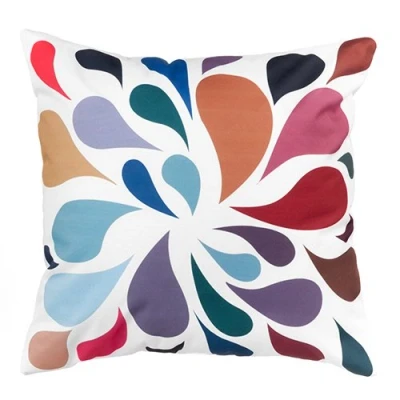 Image of Gardenista Garden Printed Scatter Cushion 45x45cm Indoor Outdoor Water Resistant Decorative Cushions Soft &amp; Comfy Hollowfibre Filled Patio Furniture Pillow Durable and Easy to Clean (2)