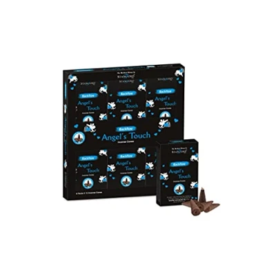 Image of Stamford 37481 Angel Touch Incense Backflow, 12 Cones x 6 Packs, Black, One Size