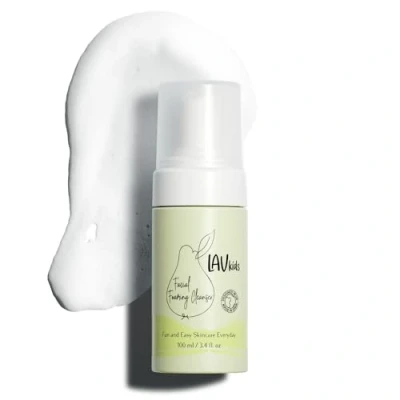 Image of Lav Kids Foaming Facial Cleanser, gently scented, Soap free &amp; Baby face wash, Dermatologically Tested for All Skin Types Sensitive 100ml