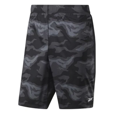 Image of Reebok Workout Ready Graphic Shorts Black