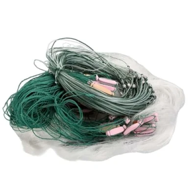 Image of Lixada Fish Gill Net Fishing 25m 3 Layers Monofilament with Float Saltwater Cast (6#)