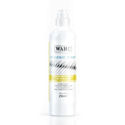Image of Wahl Hygienic Clipper Spray, Suitable for All and Trimmer Blades, Cleaning Sprays, Disinfectant Cleaner, Prolong Clippers Use, Clean Blades