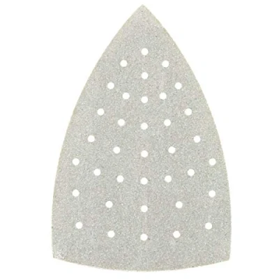 Image of Mirka Iridium sanding Triangle Premium Sandpaper 100x152x152mm 36 hole Grip, Grit 150, 50 pcs / For paint, putty, primer, wood, steel, mineral materials, plastic.