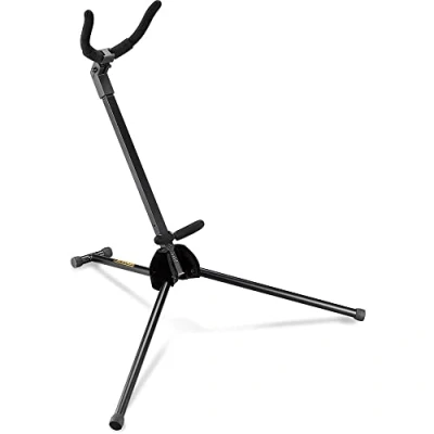 Image of Hercules DS432B Tenor Saxophone In Bell Stand