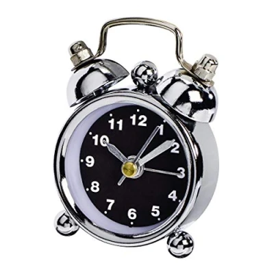 Image of Hama Alarm Clock, Chrome, Silver/Black, Universal