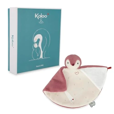 Image of Kaloo Complices Pink Penguin Comforter Absorbs Scents 23 cm 0 Months +, K212007