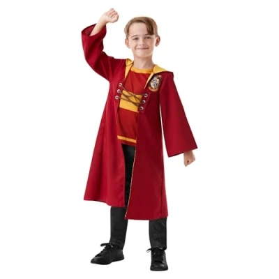 Image of Rubie&#039;s 3006939 10000 Harry Potter Fancy Dress, Unisex Children, Red, Age 9 10 Years
