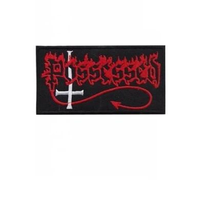 Image of Possessed Death Metal Band Patch Badge Embroidered Iron on Applique Accessory