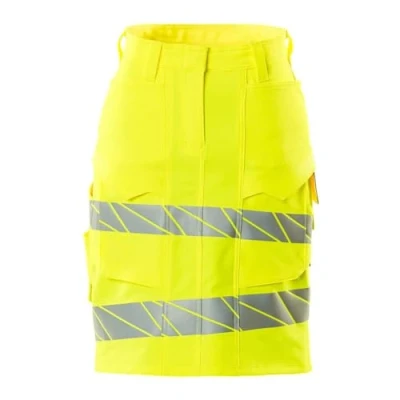 Image of Mascot 19244 711 Women&#039;s Accelerate Safe Skirt Hi vis Yellow W40.5