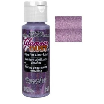 Image of DecoArt Glamour Dust Glitter Paint, Purple Princess
