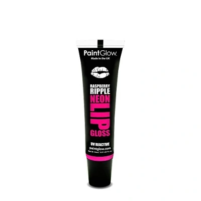 Image of PaintGlow, Neon UV Lipgloss, Raspberry Ripple, Flavoured, 15ml