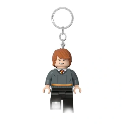 Image of LEGO Harry Potter Keychain Light Ron Weasley 3 Inch Tall Figure (KE200), Grey, S