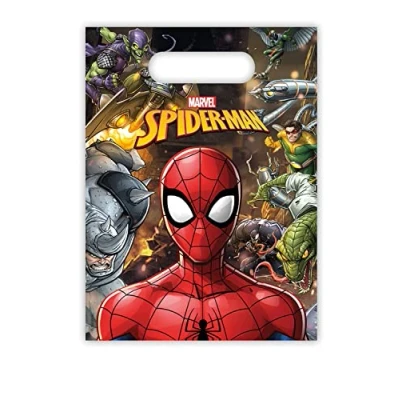 Image of Universal 10050689 PR89451 Party Loot Bags, Red