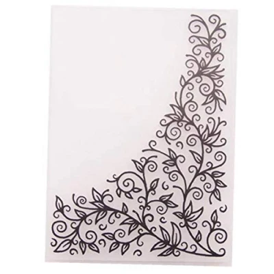 Image of Card Embossing Folder Plastic Decoration Template Stencils for Making Paper Cards Scrapbooking Craft Photo Album Tools